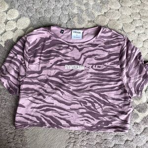 Gymshark Animal Graphic Crop Top